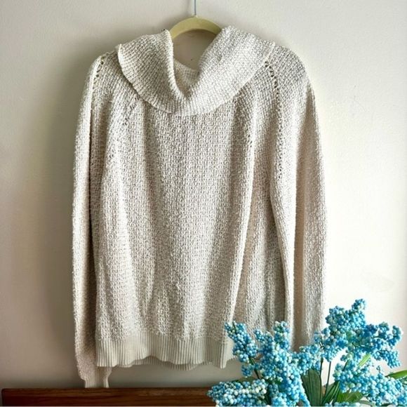 Free People • Cowl‎ Neck Loose Knit Sweater - Picture 1 of 7